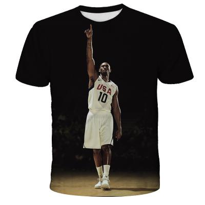 China Anti Shrink Thank You Kobe Bryant Commemorative T-Shirt The Black Mamba Custom Printed for sale