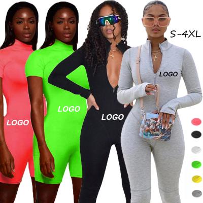 China Fashion QUICK DRY 4XL Plus Size Women Bodycon Female Clothes Junpsuit Classy Trendy One Piece Overalls for sale