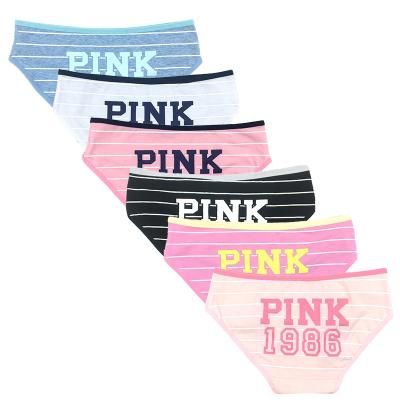 China Ladies Antibacterial Organic Comfortable Underwear OEM Cotton Women Panties Best With Logo For Sweet Girl for sale