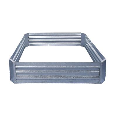 China Modern OEM Customize Manufacturers Indoor Outdoor American Market Silver Metal Garden Blue Ceramics Can Be Spliced ​​Factory Bed for sale