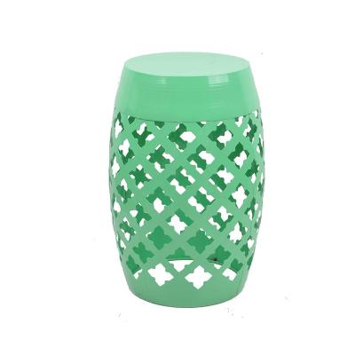 China Modern OEM Customize Manufacturers Green Home Outdoor Lace Trim Modern Side Table With Tile Top for sale