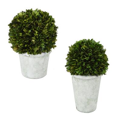 China Greenhouse Home Gardening OEM Customize Manufacturers Garden Ornaments UV Resistant Outdoor Topiary Garden Decoration Boxwood Grass Plants Ball for sale