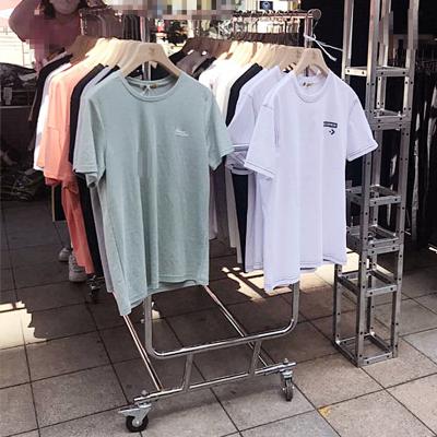 China Single Sided Metal Display Garment Rack Clothes Drying Racks Dry Clothes for sale