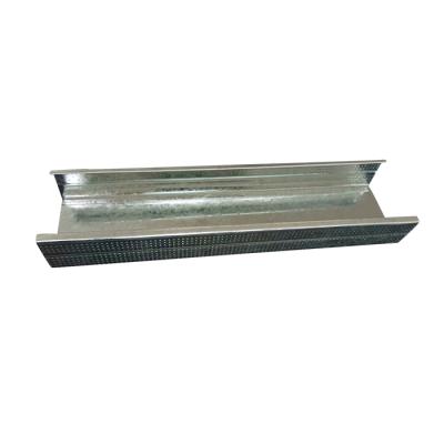 China Traditional Stud Keel WALL System Galvanized Drywall STUD TRACK Files Light Steel Sale Waterproof Silver OEM for sale