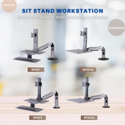 China Dual Adjustable (Size) Computer Monitor Stand for sale