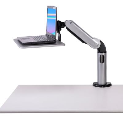 China Ergonomic Aluminum And Iron Vertical Workstation Aluminum Laptop Stand for sale