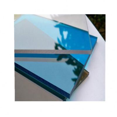 China Modern PC Material Building Strong Blue Polycarbonate Solid Roof Sheet for sale