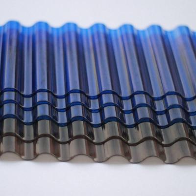 China Modern Transparent Polycarbonate Corrugated Wave Plastic Clear Corrugated Sheets Tiles Polycarbonate Plastic Roofing Sheet for sale