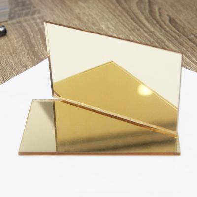 China Acrylic Reflective Mirror Acrylic Gold and Silver Two Way Flexible Mirror Acrylic Mirror Sheets for sale