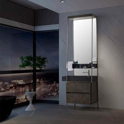 China Modern Small Bathroom Sink Cabinet Vanity Bathroom Cabinet Furniture Bathroom for sale