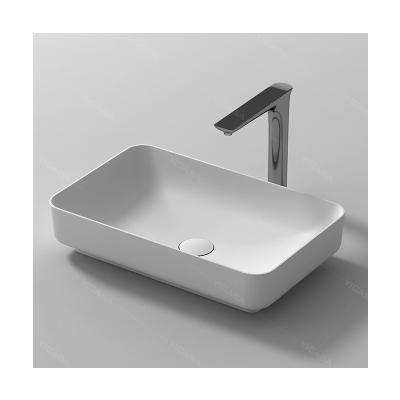 China Durable 2020 New Design Modern Bathroom Sinks Top Cabinet Sanitary Basin Wash Basins Sink for sale