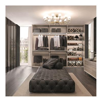 China Adjustable Modern Luxury Custom Wardrobe Home Furniture Wooden Bedroom Wardobe (Size) for sale