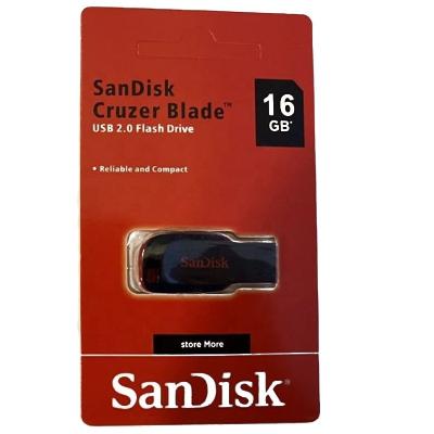 China SanDisk CZ50 USB Flash Drive 100% Original Plastic Pen Drive 32gb 16gb 64gb 128gb San USB Flashdrive 2.0 Pen Drive for sale