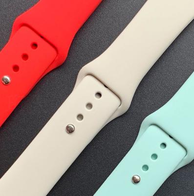 China High Quality Customizable Silicone Straps T500 T55 T52 T900 S7 S8 S6 X6 X7 X8 I6 I7 I8 Smart Strap Watch Band For Apple Watch for sale