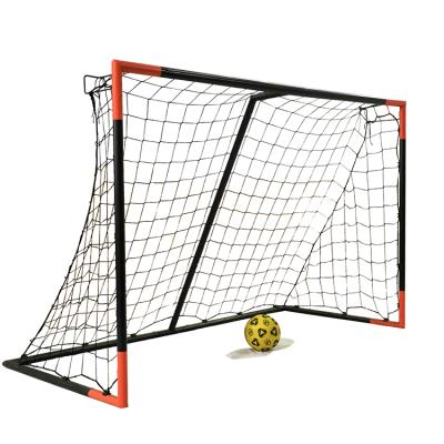 China Entertainment Wholesale Outdoor Portable Steel Soccer Training Goal Net For Kids for sale