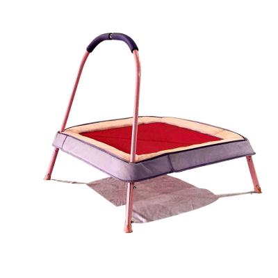 China With Protective New Design Fashion Net Pink Fitness Jumping Outdoor Trampoline for sale