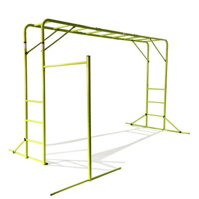 China Rust Resistant Steel Cheap Hot Selling Outdoor Games Playground Gym Fitness Equipment Play Outdoor Fitness Equipment Monkey Bars For Sale for sale