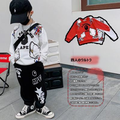 China Autumn and winter boy hero printed flower hoodie children's fashion print hoodies boys casual style anti-shrink hoodies for sale