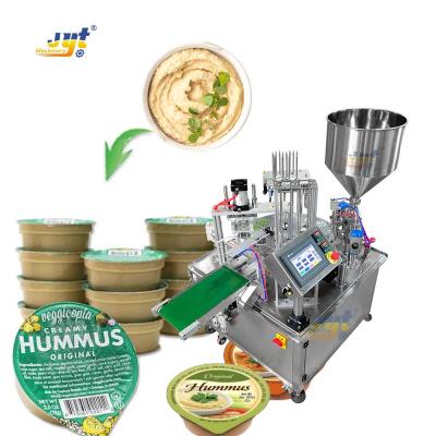 China Work Efficiently High Quality Plastic Cup Forming Filling Sealing Machine Yogurt Hummus Cup Filling Machine for sale