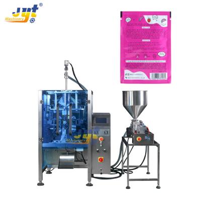 China High Efficient Hot Selling Four Side Liquid 500ml Automatic Liquid Topping Machine / Sauce Packing Machine for sale