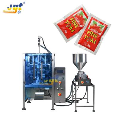 China Top Selling Four Sides Efficient Hot Gasket Ketchup Machine Automatic Automatic Liquid Sachets Packing Machine for sale