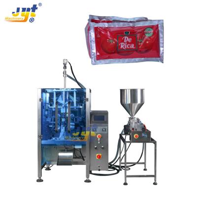 China High efficient hot sale four side paste packaging machine liquid detergent 500ml sealing packing machine for sale