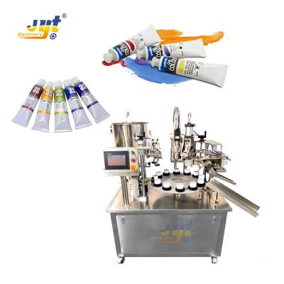 China Work Efficiently Dye Tube Filling Machine 20mls Tube Filling Rotary Sealing Machine for sale