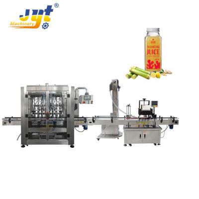 China High Precision Filling Level 6 Heads Liquid Sugarcane Juice Filling Machine Liquid Bottle Filling Capping Machine for sale