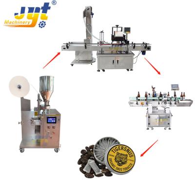 China Premium Cigarette Snus Filling Machine Snus Sharing Capping Labeling Production Line for sale