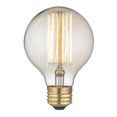 China G80 Edison Light Bulb 40W 220V E27 Vintage Globe Classic Spiral Decorative Lamp Antique Fancy Light Bulb for sale