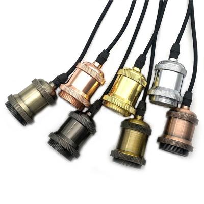 China Screw Vintage Edison Screw Lamp Socket E26 E27 Pendant Light Lampholder for sale