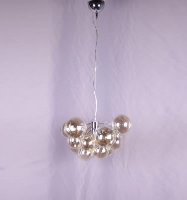 China Decorative Modern Ball Chandeliers Group Indoor Lighting Lamps Hanging Hand Blown Glass Pendant Light for sale