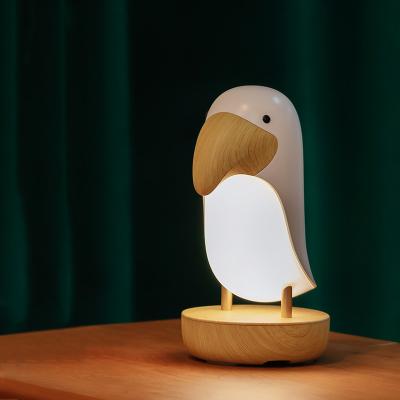 China 2021 New Modern Toucan Mini Bird Portable Rechargeable LED USB Night Light for sale