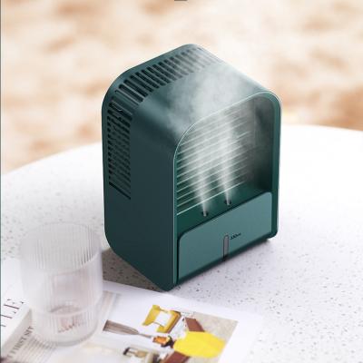 China Mini Portable Rechargeable Water Tank Personal Fan Humidifier Fan Mist Fan for sale