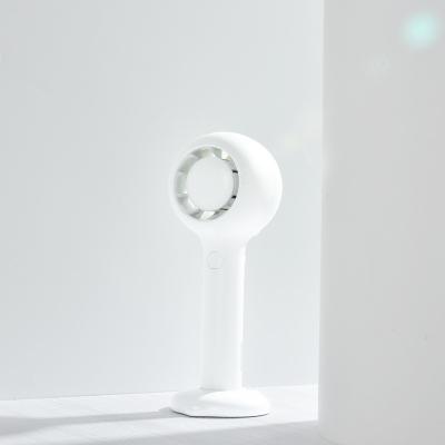 China White Handheld Fan Mini Fan Travel USB Rechargeable Handheld Pocket Mini Fan for sale