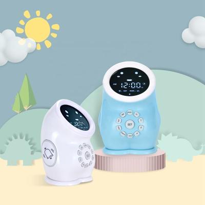 China 12 Hours/24 Hours Show LED Sunrise Simulation Children Alarm Night Light Clock Electronic Baby Kids Sleep Trainer For Bedroom for sale