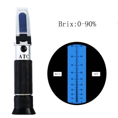 China 0-90% Brix Handheld Digital Refractometer voor nauwkeurige suikermeting in vruchtensap Te koop