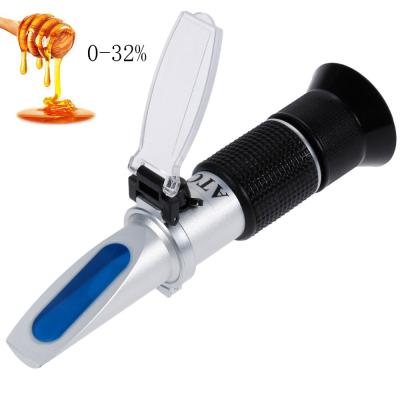 China Customized Handheld Refractometer Brix 0-32% for Measuring Sugar in Juice and Fruits for sale