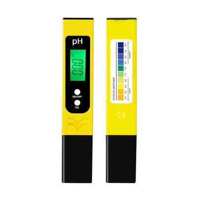 China Yellow LCD Digital PH Pen Water Tester Pocket Portable PH Meter Tester for Water for sale