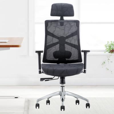 China Ergonomic Adjustable Swivel Task Office Chair (Height) Adjustable Back PC Office Chair Admin Computer Desk Top for sale