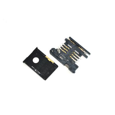 China Automotive replace type molex 91228-3001 drawer sim card connector button KF016 black model for sale