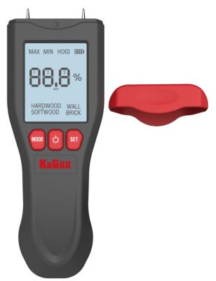 China Portable Digital Wood Moisture Meter Moisture Analyzer For Carpenter Construction Workers WT02 for sale