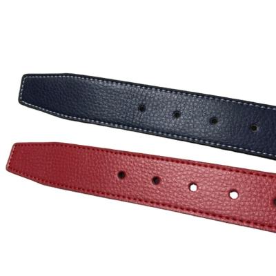 China COW SPLIT LEATHER wholesale famous luxury brand women designer belts without buckle for sale