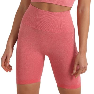 China High Waist Seamless Women Gym Shorts Breathable Fitness Yoga Wear Sweat Abbreviations Women Workout Sportwear Short Legging for sale