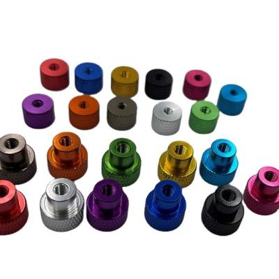 China Various Colors M2M2.5M3M4M5M6M8 Aluminum Alloy Aluminum High Quality Nuts for sale