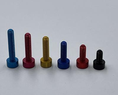 China 7075 Aluminum Alloy Ultra Light Cup Aluminum Alloy Hexagon Socket Screw 7075 Aircraft Model DIY Accessories Main Aluminum Screw for sale