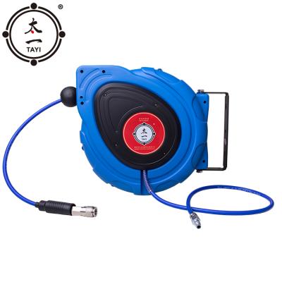 China 20 Meters Garden Hose Reel Retractable Automatic Water-Air Hose Reel Adjustable Wall Mounted for sale