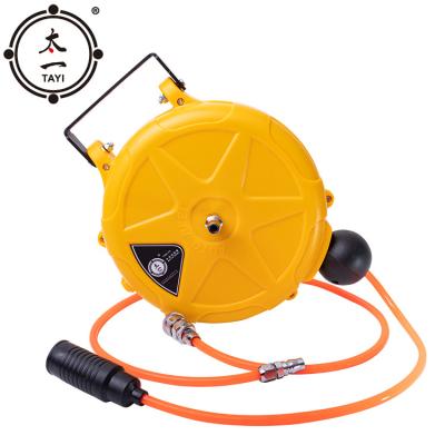 China Adjustable Garden Hose Reel 10 Meters Mini Air Retractable Automatic Hose Reel for sale