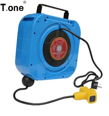 China T.ONE Garden Hose Reel Telescopic Electric Reel Wall Mounted Cable Reel 10/15/m Automatic High Quality Adjustable Hose Reel for sale