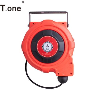 China Wall Mounted Adjustable Cable Reel Automatic Garden Hose Reel Telescopic Electric Hose Reel for sale